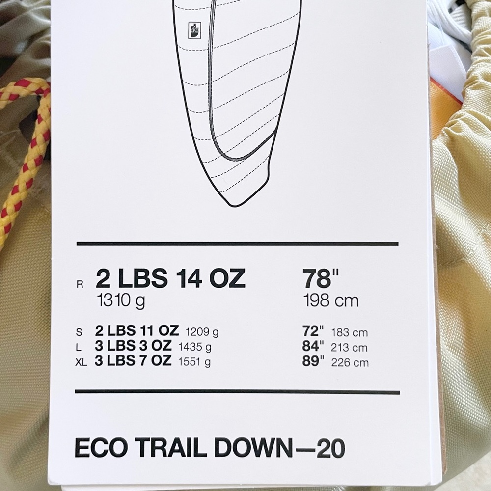 The North Face Eco Trail Down 20 Sleeping Bag - Picture 14 of 14